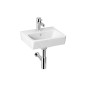 Jika Lyra plus - Lave-mains, 400x340 mm, avec trop-plein, un trou pour robinetterie, blanc H8153800001041