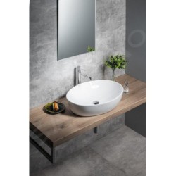 Sapho Lavabos - Lavabo Pera 625x420 mm, sans trou pour robinet, sans trop-plein, blanc AR457