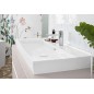 Villeroy & Boch Collaro - Meuble lavabo 1000x470 mm, avec trop-plein, trou de robinetterie, CeramicPlus, blanc alpin 4A33A5R1 Villeroy & Boch Collaro - Meuble lavabo 1000x470 mm, avec trop-plein, trou de robinetterie, CeramicPlus, blanc alpin 4A33A5R1