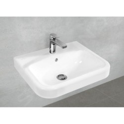 Villeroy & Boch Architectura - Meuble lavabo 550x470 mm, avec trop-plein, trou de robinetterie, blanc alpin 41885G01