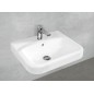 Villeroy & Boch Architectura - Meuble lavabo 550x470 mm, avec trop-plein, trou de robinetterie, blanc alpin 41885G01