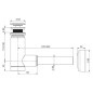 Ravak Garnitures de vidage - Siphon de lavabo avec sortie fixe, blanc/chrome X01723 Ravak Garnitures de vidage - Siphon de lavabo avec sortie fixe, blanc/chrome X01723