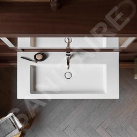 Duravit White Tulip - Lavabo de meuble 1050x490 mm, avec 1 trou pour robinetterie, blanc 2363100000