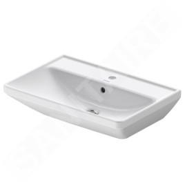 Duravit D-Neo - Lavabo 650x440 mm, 1 trou pour robinetterie, blanc 2366650000