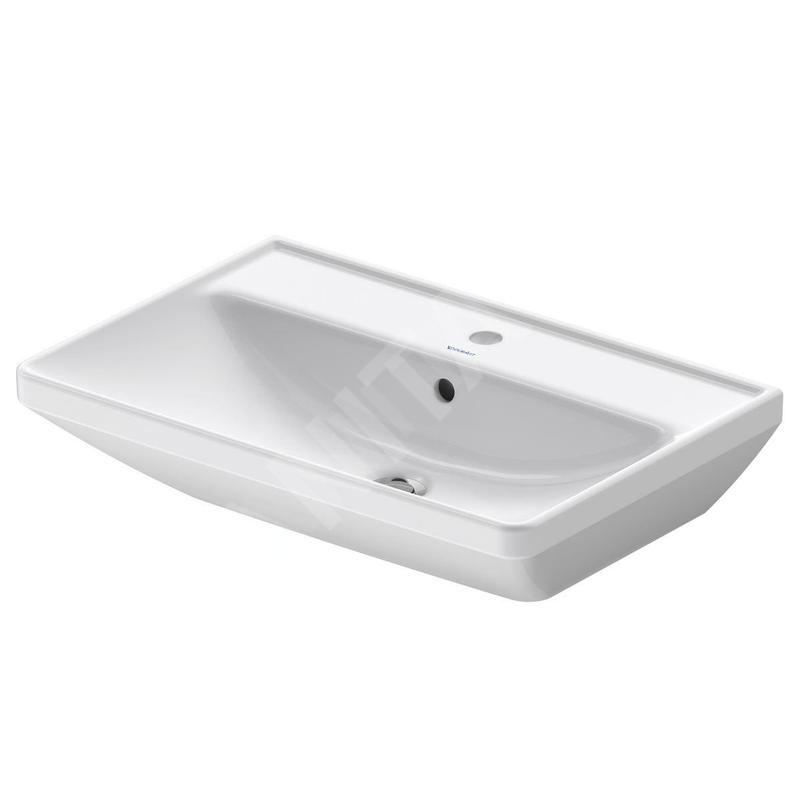 Duravit D-Neo - Lavabo 650x440 mm, 1 trou pour robinetterie, blanc 2366650000 Duravit D-Neo - Lavabo 650x440 mm, 1 trou pour robinetterie, blanc 2366650000