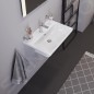 Duravit D-Neo - Lavabo 650x440 mm, 1 trou pour robinetterie, blanc 2366650000 Duravit D-Neo - Lavabo 650x440 mm, 1 trou pour robinetterie, blanc 2366650000