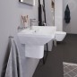 Duravit D-Neo - Lavabo 650x440 mm, 1 trou pour robinetterie, blanc 2366650000 Duravit D-Neo - Lavabo 650x440 mm, 1 trou pour robinetterie, blanc 2366650000
