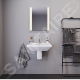 Duravit D-Neo - Lavabo 650x440 mm, 1 trou pour robinetterie, blanc 2366650000