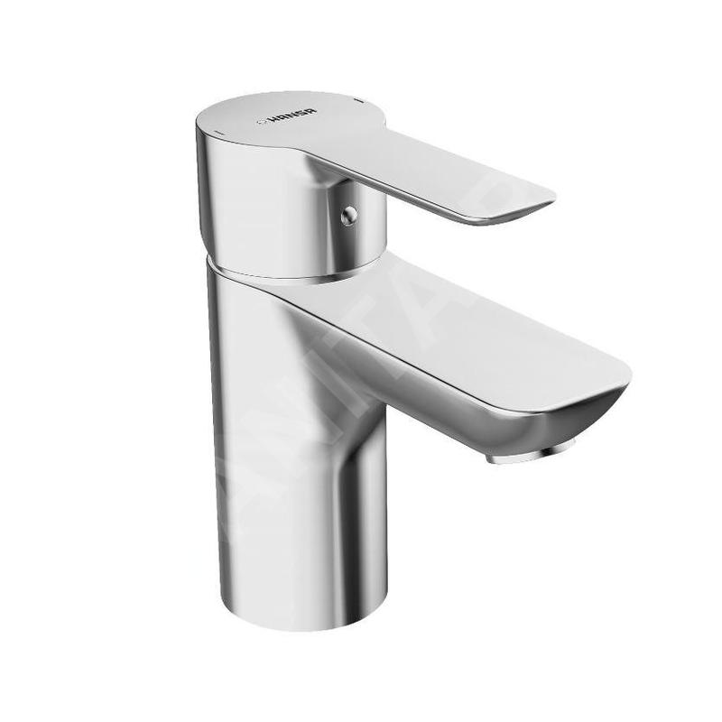 Hansa Ligna - Mitigeur de lavabo avec garniture de vidage, chrome 06072203