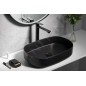 Sapho Infinity - Lavabo à poser, 550x360 mm, sans trop-plein, noir mat 10NF65055-2N Sapho Infinity - Lavabo à poser, 550x360 mm, sans trop-plein, noir mat 10NF65055-2N