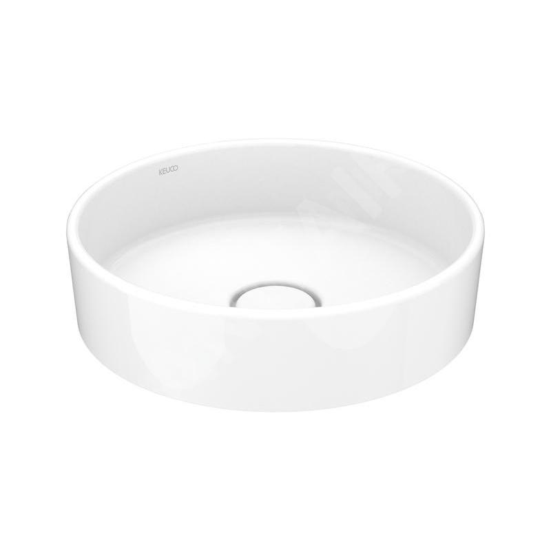Keuco Stageline - Vasque, diamètre 400 mm, sans trop-plein, blanc 32880310400 Keuco Stageline - Vasque, diamètre 400 mm, sans trop-plein, blanc 32880310400