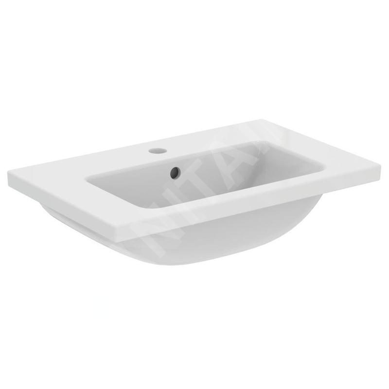 Ideal Standard i.Life S - Meuble-lavabo 610x385x180 mm, avec trop-plein, trou pour robinetterie, blanc T459001 Ideal Standard i.Life S - Meuble-lavabo 610x385x180 mm, avec trop-plein, trou pour robinetterie, blanc T459001