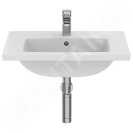 Ideal Standard i.Life S - Meuble-lavabo 610x385x180 mm, avec trop-plein, trou pour robinetterie, blanc T459001