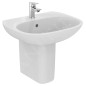 Ideal Standard Tesi - Lavabo 600x475 mm, avec trop-plein, trou pour robinetterie, blanc T352201 Ideal Standard Tesi - Lavabo 600x475 mm, avec trop-plein, trou pour robinetterie, blanc T352201