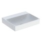 Geberit ONE - Lavabo à poser 500x400x140 mm, sans trop-plein, sans trou pour robinetterie, KeraTect, blanc 505.031.01.6 Geberit ONE - Lavabo à poser 500x400x140 mm, sans trop-plein, sans trou pour robinetterie, KeraTect, blanc 505.031.01.6