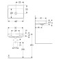 Geberit ONE - Lavabo à poser 500x400x140 mm, sans trop-plein, sans trou pour robinetterie, KeraTect, blanc 505.031.01.6 Geberit ONE - Lavabo à poser 500x400x140 mm, sans trop-plein, sans trou pour robinetterie, KeraTect, blanc 505.031.01.6
