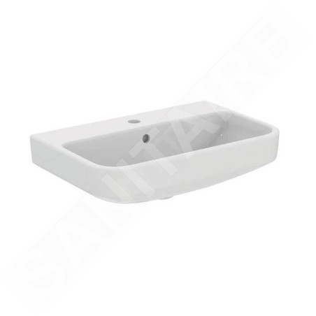 Ideal Standard i.Life S - Lavabo 600x380 mm, avec trop-plein, trou pour robinetterie, blanc T458301