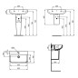 Ideal Standard i.Life S - Lavabo 600x380 mm, avec trop-plein, trou pour robinetterie, blanc T458301 Ideal Standard i.Life S - Lavabo 600x380 mm, avec trop-plein, trou pour robinetterie, blanc T458301