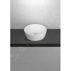Villeroy & Boch Architectura - Vasque à poser, diamètre 450 mm, avec trop-plein, CeramicPlus, blanc alpin 5A2545R1