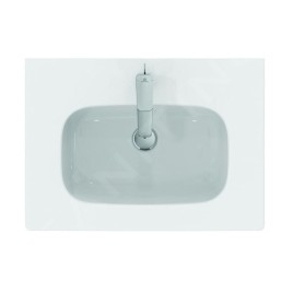 Ideal Standard i.Life A - Lavabo 640x460 mm, avec trop-plein, trou pour robinet, blanc T461901