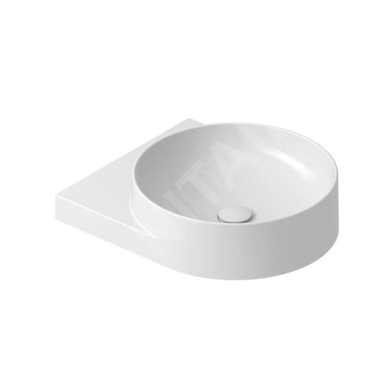 Ravak Yard - Lavabo 405x500 mm, sans trop-plein, sans trou pour robinet, blanc XJX01040000 Ravak Yard - Lavabo 405x500 mm, sans trop-plein, sans trou pour robinet, blanc XJX01040000