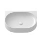 Ravak Yard - Lavabo 605x500 mm, sans trop-plein, sans trou pour robinet, blanc XJX01060000