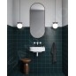 Ravak Yard - Lavabo 605x500 mm, sans trop-plein, sans trou pour robinet, blanc XJX01060000