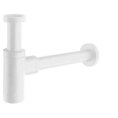 Sapho Accessoires - Siphon 1 1/4, bonde 32 mm, rond, blanc mat SI514