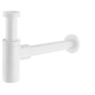 Sapho Accessoires - Siphon 1 1/4, bonde 32 mm, rond, blanc mat SI514 Sapho Accessoires - Siphon 1 1/4, bonde 32 mm, rond, blanc mat SI514