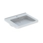Geberit Selnova Comfort - Lavabo Square, 650x550 mm, pour personnes à mobilité réduite, avec un trou de robinetterie, avec Geberit Selnova Comfort - Lavabo Square, 650x550 mm, pour personnes à mobilité réduite, avec un trou de robinetterie, avec