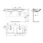 Ideal Standard i.Life B - Lavabo double 121x52 cm, avec trop-plein, 2 trous pour robinet, blanc T460201 Ideal Standard i.Life B - Lavabo double 121x52 cm, avec trop-plein, 2 trous pour robinet, blanc T460201