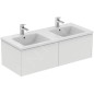 Ideal Standard i.Life B - Lavabo double 121x52 cm, avec trop-plein, 2 trous pour robinet, blanc T460201 Ideal Standard i.Life B - Lavabo double 121x52 cm, avec trop-plein, 2 trous pour robinet, blanc T460201