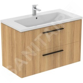 Ideal Standard i.Life B - Lavabo pour meuble 101x52 cm, avec trop-plein, trou pour robinet, blanc T460301