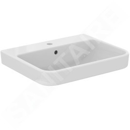 Ideal Standard i.Life B - Lavabo 60x48 cm, avec trop-plein, trou pour robinetterie, blanc T460701