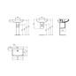 Ideal Standard i.Life B - Lavabo 60x48 cm, avec trop-plein, trou pour robinetterie, blanc T460701 Ideal Standard i.Life B - Lavabo 60x48 cm, avec trop-plein, trou pour robinetterie, blanc T460701