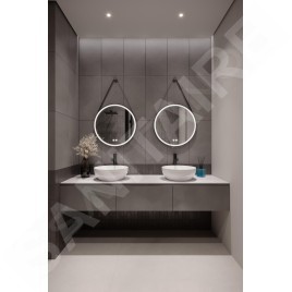 kielle Idolio - Vasque, diamètre 40 cm, gris 30624402