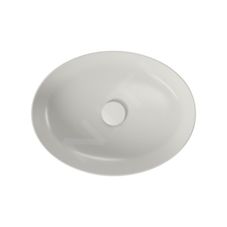 kielle Idolio - Lavabo à poser, 50x38 mm, gris 30624502
