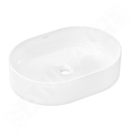 Hansgrohe Xuniva U - Lavabo à poser, 55x40 cm, sans trop-plein, blanc 60166450