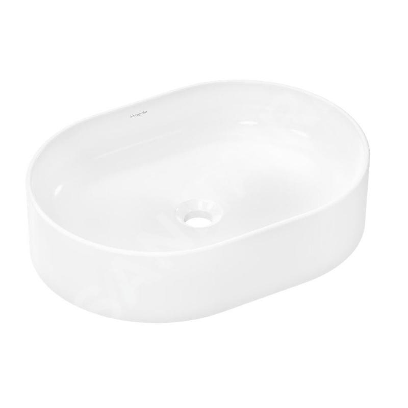 Hansgrohe Xuniva U - Lavabo à poser, 55x40 cm, sans trop-plein, blanc 60166450