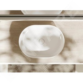 Hansgrohe Xuniva U - Lavabo à poser, 55x40 cm, sans trop-plein, blanc 60166450