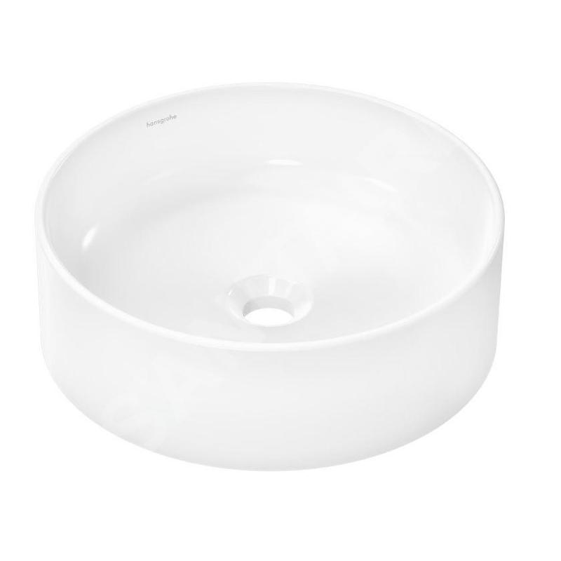 Hansgrohe Xuniva S - Vasque à poser, diamètre 40 cm, sans trop-plein, SmartClean, blanc 61071450