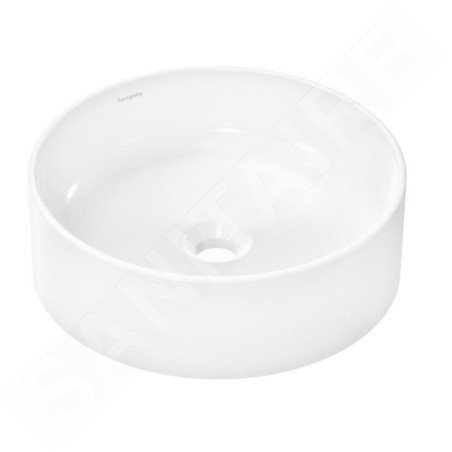 Hansgrohe Xuniva S - Vasque à poser, diamètre 40 cm, sans trop-plein, SmartClean, blanc 61071450