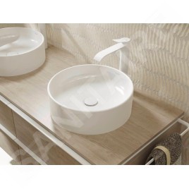 Hansgrohe Xuniva S - Vasque à poser, diamètre 40 cm, sans trop-plein, SmartClean, blanc 61071450