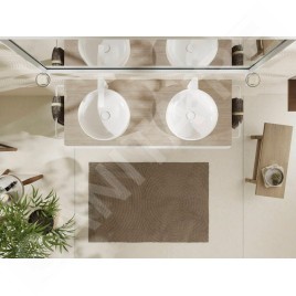 Hansgrohe Xuniva S - Vasque à poser, diamètre 40 cm, sans trop-plein, SmartClean, blanc 61071450