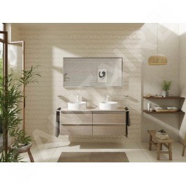 Hansgrohe Xuniva S - Vasque à poser, diamètre 40 cm, sans trop-plein, SmartClean, blanc 61071450