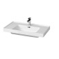 Cersanit Crea - Lavabo 81x46 cm, avec trop-plein, trou pour robinetterie, blanc K114-017 Cersanit Crea - Lavabo 81x46 cm, avec trop-plein, trou pour robinetterie, blanc K114-017