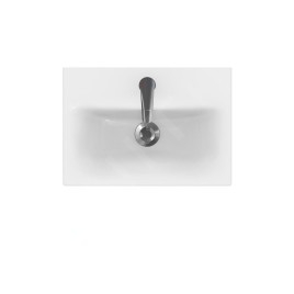 Cersanit Moduo - Lavabo 50x35 cm, avec trop-plein, trou pour robinetterie, blanc K116-008