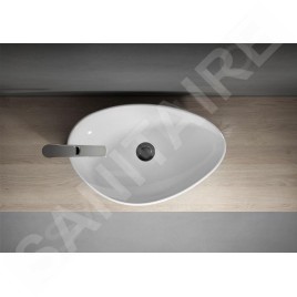 Cersanit Moduo - Vasque à poser, 57x37 cm, sans trop-plein, blanc K116-052