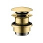 Hansgrohe Garnitures de vidage - Garniture de vidage Push-Open pour mitigeur de lavabo et de bidet, or poli 50100990 Hansgrohe Garnitures de vidage - Garniture de vidage Push-Open pour mitigeur de lavabo et de bidet, or poli 50100990