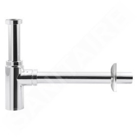 Aqualine Siphons - Siphon de lavabo 1 1/4, 32 mm, rond, chrome CV1003
